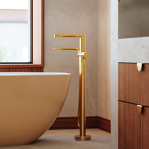 Tub faucet from the Nibi collection