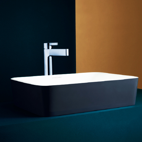 Wallpaper* finishes for bathroom sinks