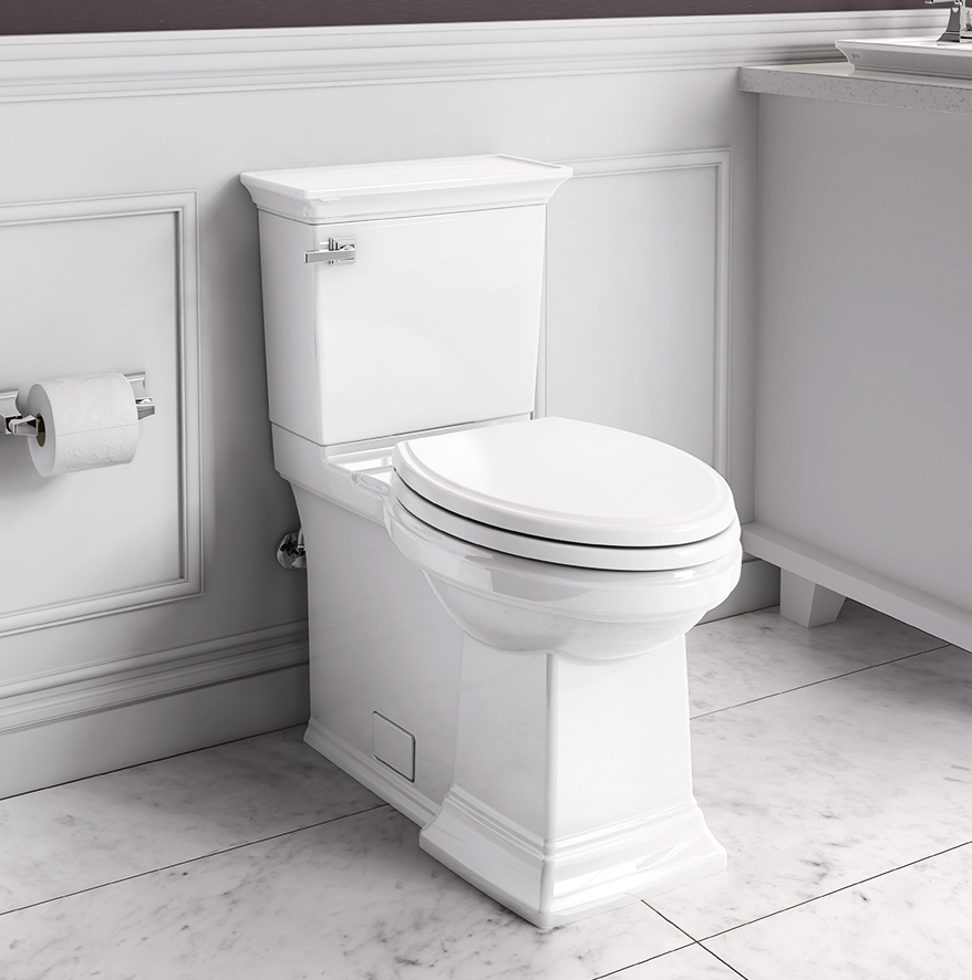 One-piece toilet
