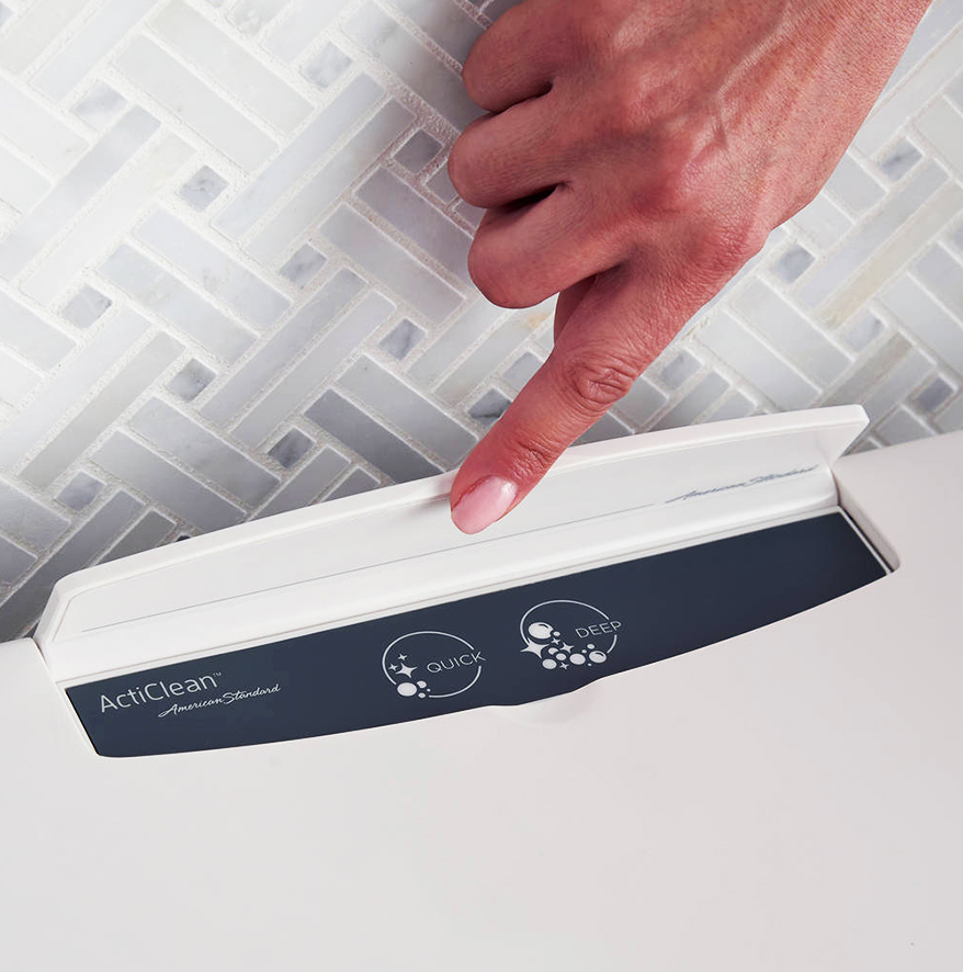 Touchless toilet