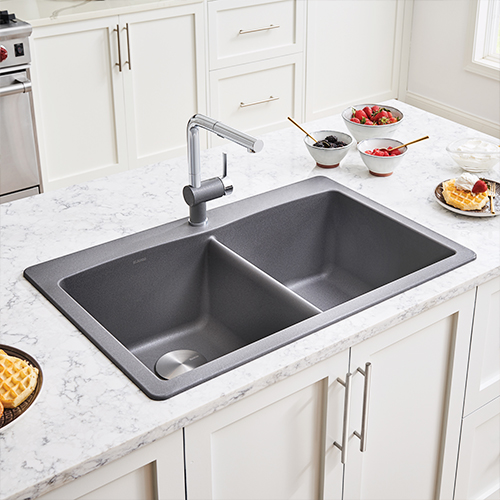 Blanco Silgranit Diamond Double Bowl Sink