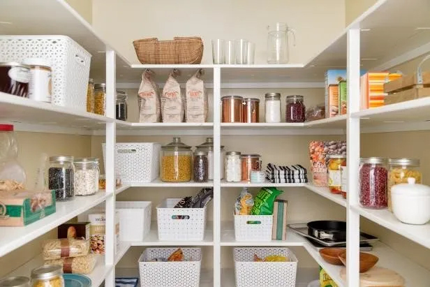 Stylish and functional kitchen pantry designed for easy organization and convenience in cooking