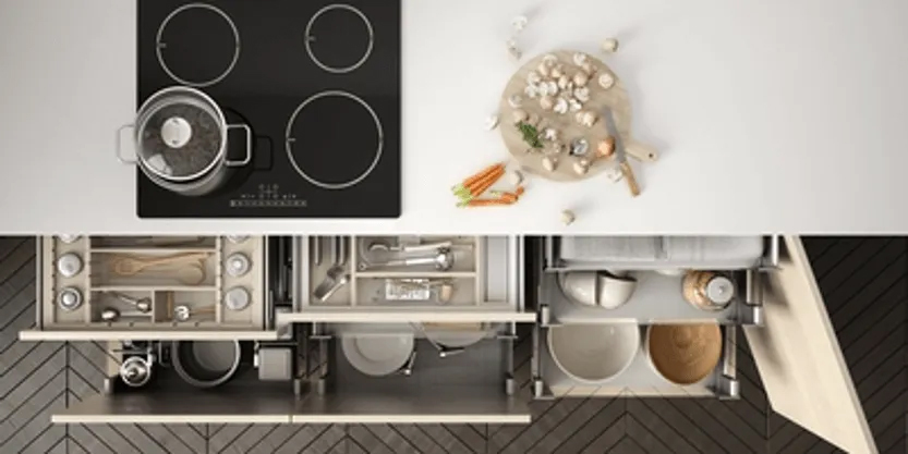 Smart kitchen storage solutions for an organized and clutter-free space