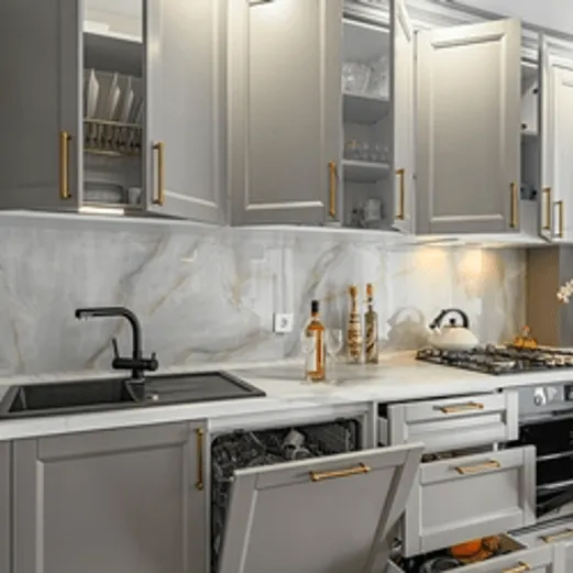 Optimal dishwasher placement for a functional and efficient kitchen layout