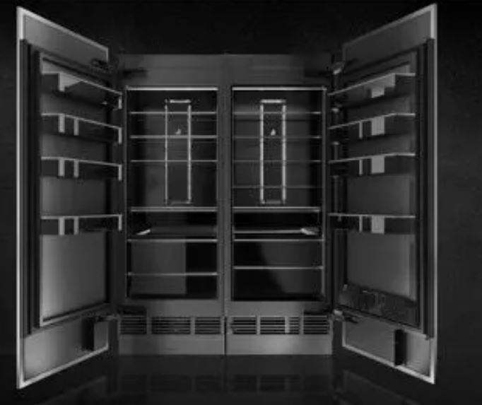 SlimTech refrigerator with 25 percent more interior space designed for modern kitchens