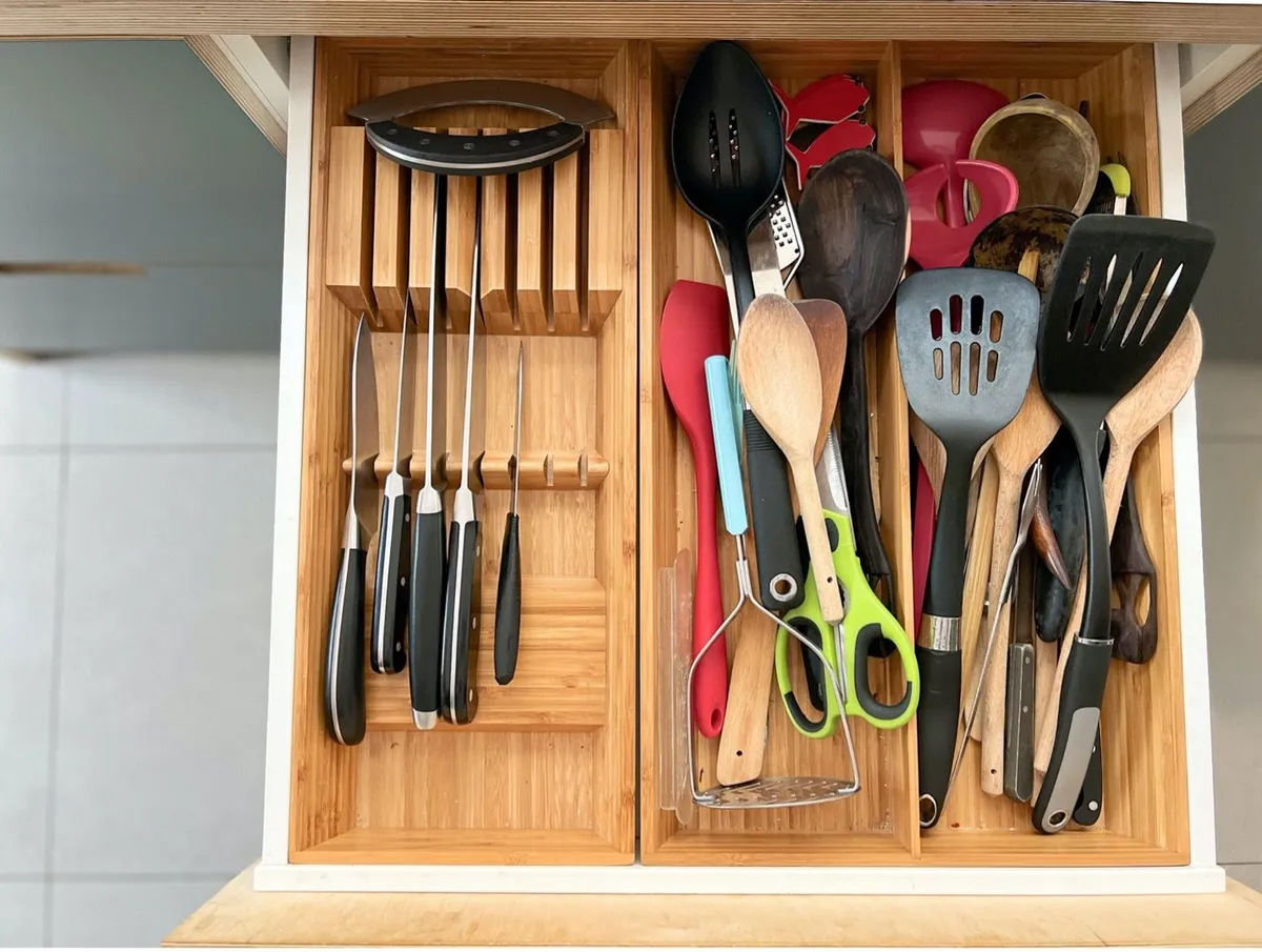 Essential items found in American kitchen drawers