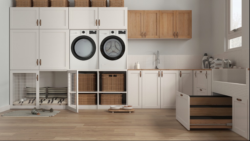 Modern laundry room design for a functional and stylish space