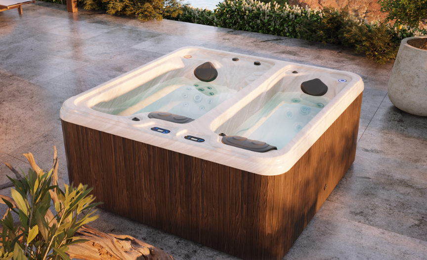 The Outdoor Hot Tub + Cold Plunge Tub Collection by Hydro System.