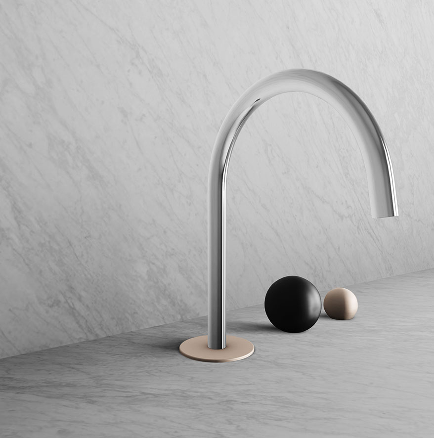 Bathroom faucet: Chrome, Blush & Matte Black