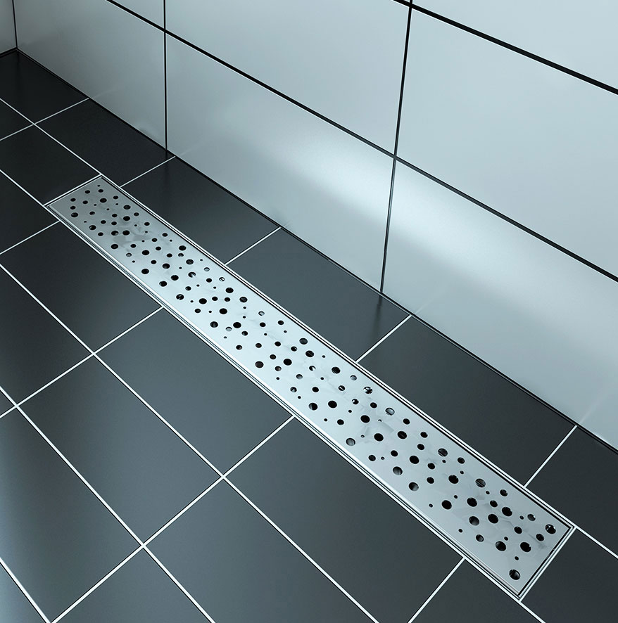 Linear shower drain