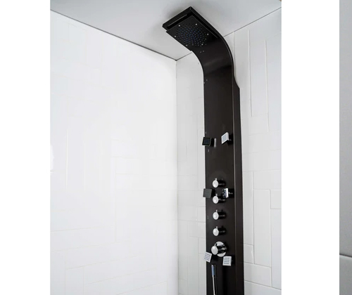 PierDeco D850/BKSS Aquamassage® shower column, black