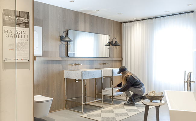 Suite à la boutique de Saint-Jérôme par la gagnante du Concours Designer 2022 Elizabeth Dubé de la Maison Gabelli