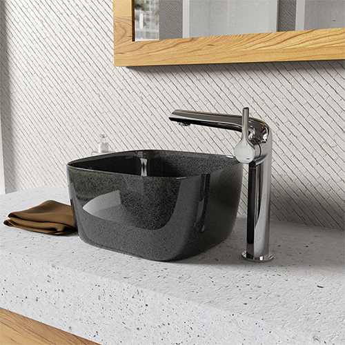 Sink faucet from the Nobua collection in a chrome finish