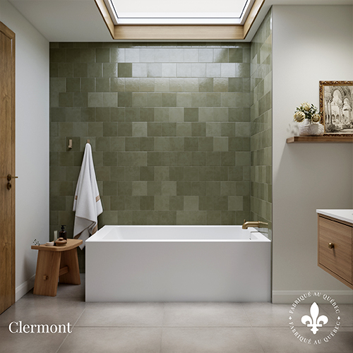Baignoire en acrylique de la collection Clermont de Produits Neptune