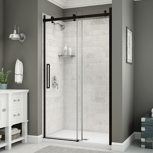 Mur de douche Utile Marbre Carrara de MAAX