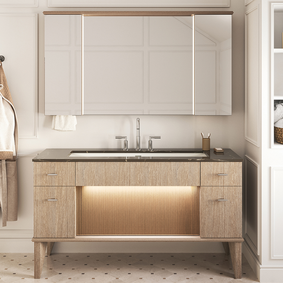 Vanico Maronyx - Vanités de salle de bain personnalisables chez Espace Plomberium