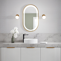 LED bathroom mirror