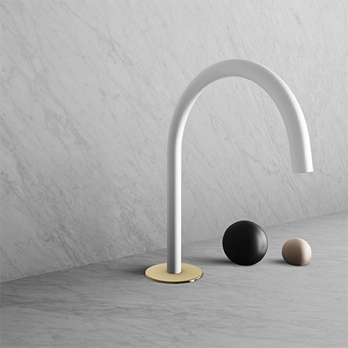 Bathroom faucet and handle – Baril bathroom Plumbing Products from the MARIE Collection