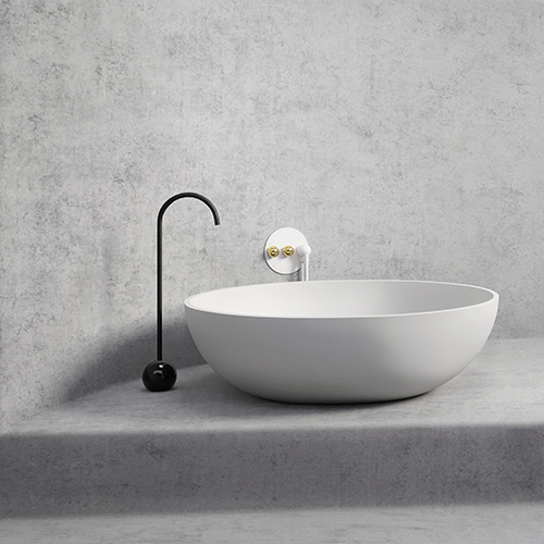 Bathroom faucet and handle for bathtub – Baril bathroom Plumbing Products from the MARIE Collection