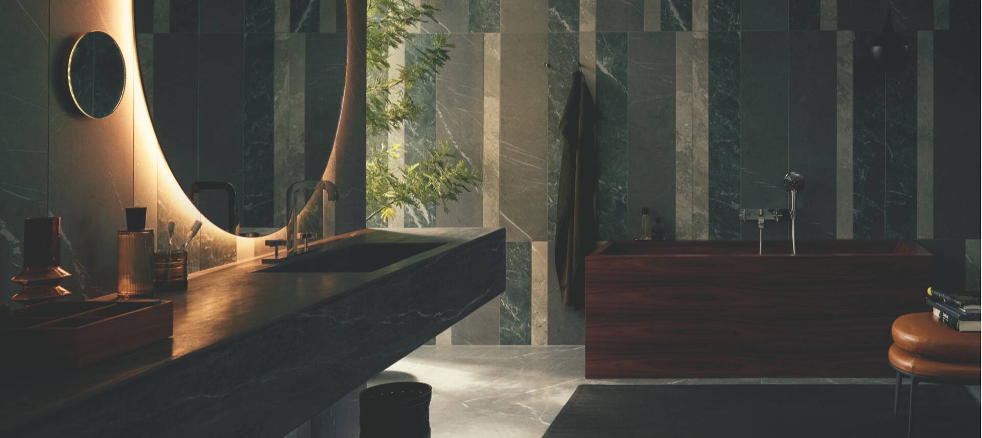 The AXOR ‘Contemporary Natural \(M\)’ bathroom concept.